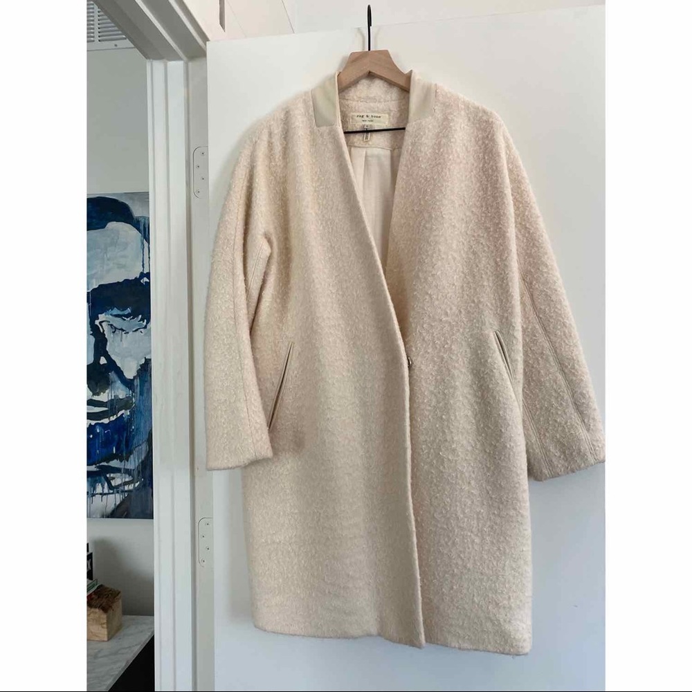 Rag & Bone Cream Coccoon Coat